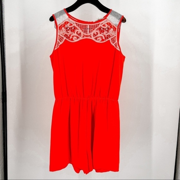 Orange Gianni Bini Romper - Picture 1 of 8